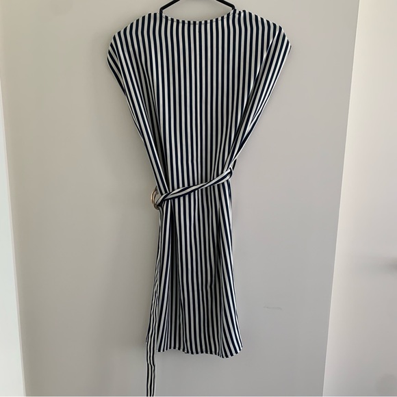 H&M striped dress, navy & white - Picture 2 of 4